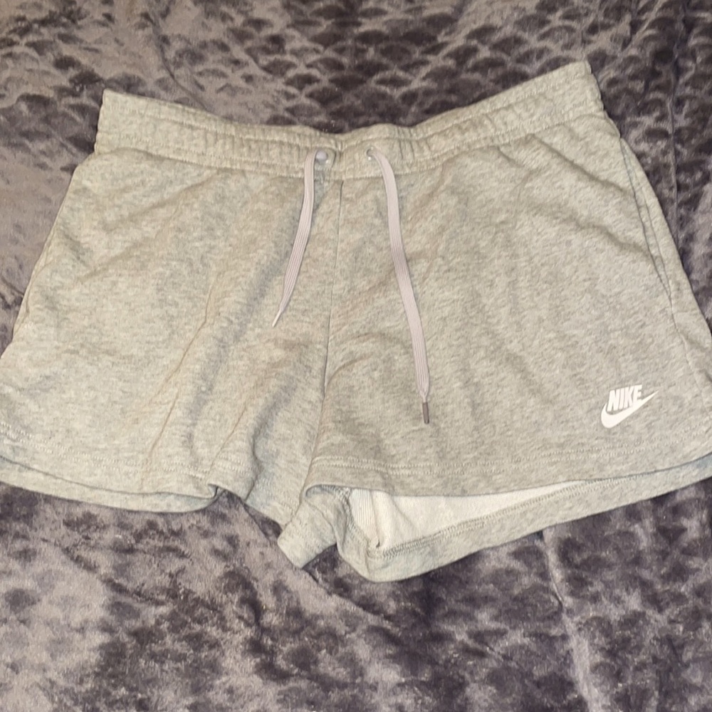 Nike shorts, grey, size Large